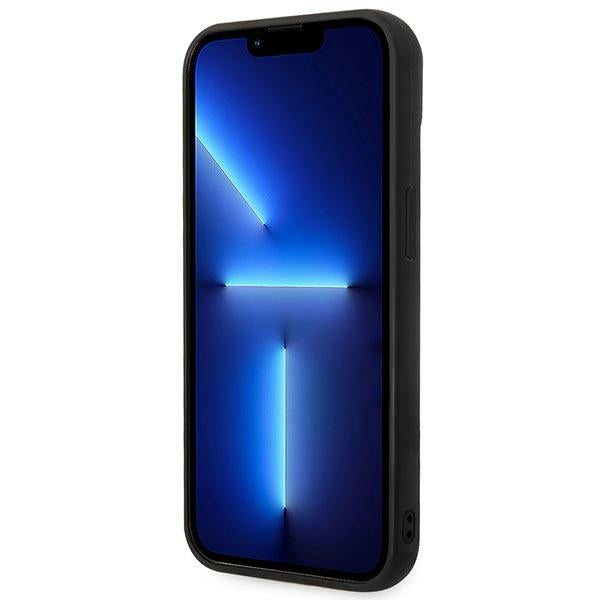 Karl Lagerfeld Puffy Elongated Logo Case for iPhone 14 Plus - Black