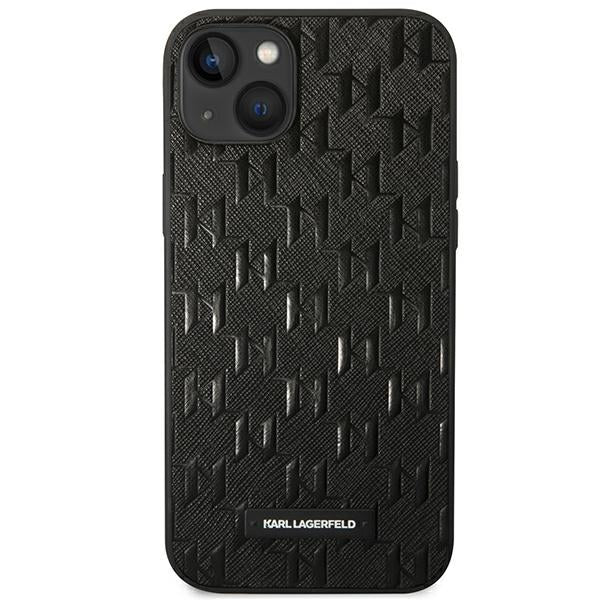 Karl Lagerfeld KLHCP14MSAKLHPK iPhone 14 Plus 6.7 "hardcase black / black Saffiano Mono Metal Logo