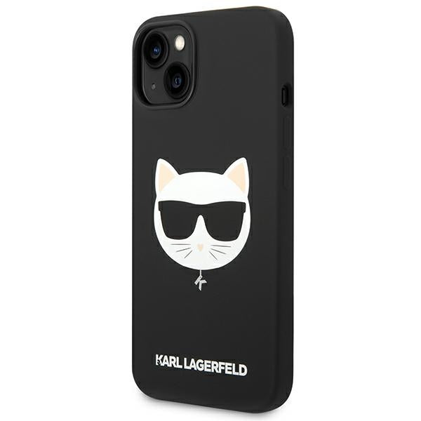 Karl Lagerfeld KLHMP14MSLCHBK iPhone 14 Plus 6.7 "hardcase black / black Silicone Choupette Head Magsafe
