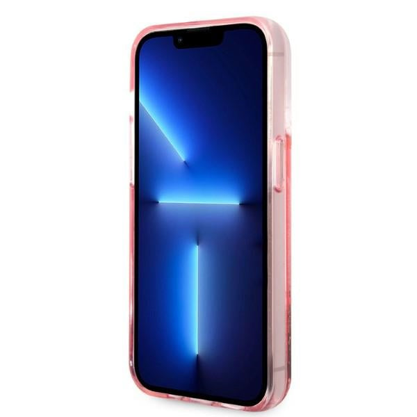 Karl Lagerfeld KLHCP14LLBKLCP iPhone 14 Pro 6.1 "pink / pink hardcase Liquid Glitter Big KL