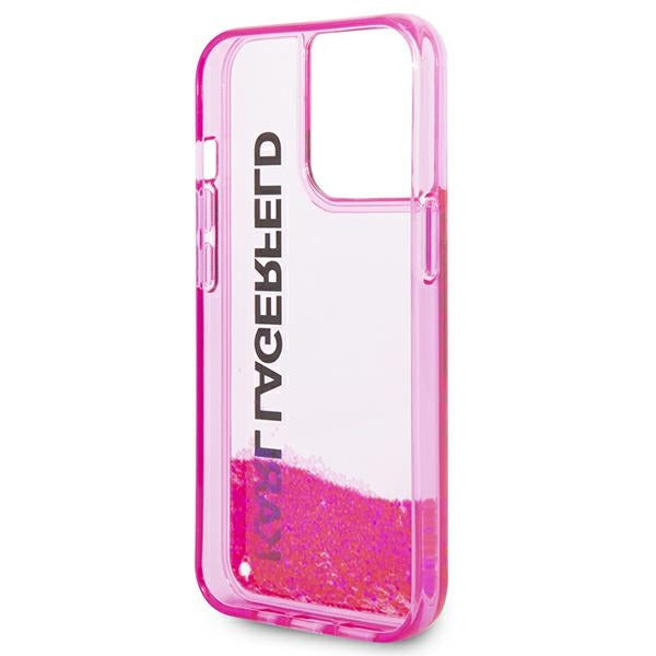 Karl Lagerfeld KLHCP14XLCKVF iPhone 14 Pro Max 6.7 "pink / pink hardcase Liquid Glitter Elong