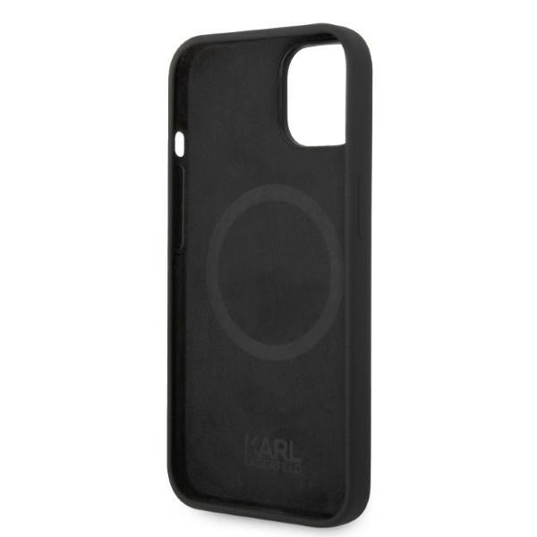 Karl Lagerfeld KLHMP14MSSKCK iPhone 14 Plus 6.7 "hardcase black / black Liquid Silicone Karl & Choupette Magsafe