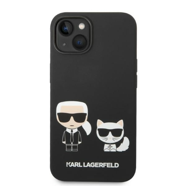 Karl Lagerfeld KLHMP14MSSKCK iPhone 14 Plus 6.7 "hardcase black / black Liquid Silicone Karl &amp; Choupette Magsafe