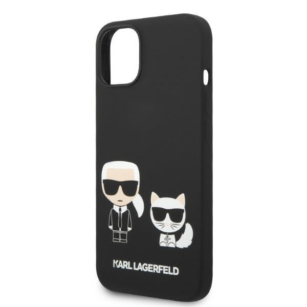 Karl Lagerfeld KLHMP14MSSKCK iPhone 14 Plus 6.7 "hardcase black / black Liquid Silicone Karl & Choupette Magsafe