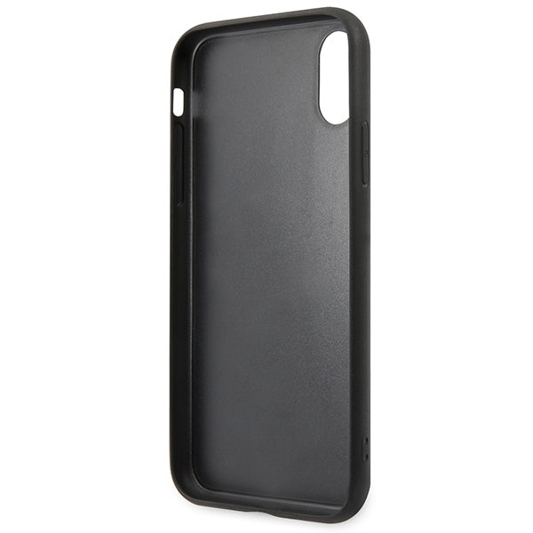 Karl Lagerfeld Saffiano Karl&amp;Choupette Head case for iPhone XS Max - black