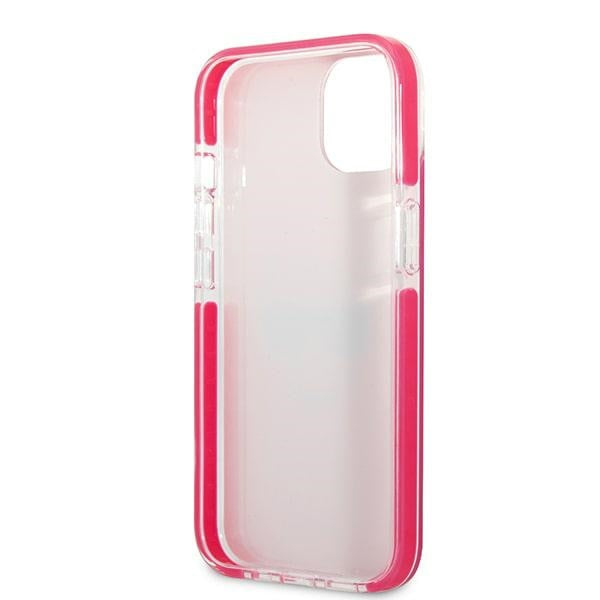 Karl Lagerfeld Choupette Head case for iPhone 13 - fuchsia