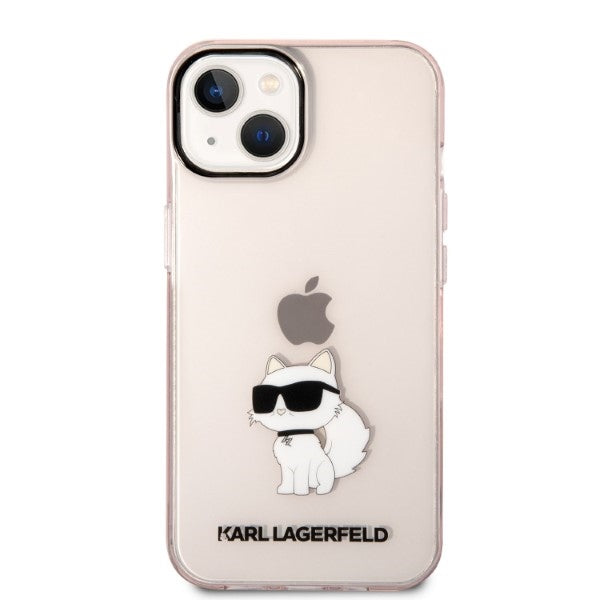 Karl Lagerfeld KLHCP14MHNCHTCP iPhone 14 Plus 6.7" pink/pink hardcase Ikonik Choupette