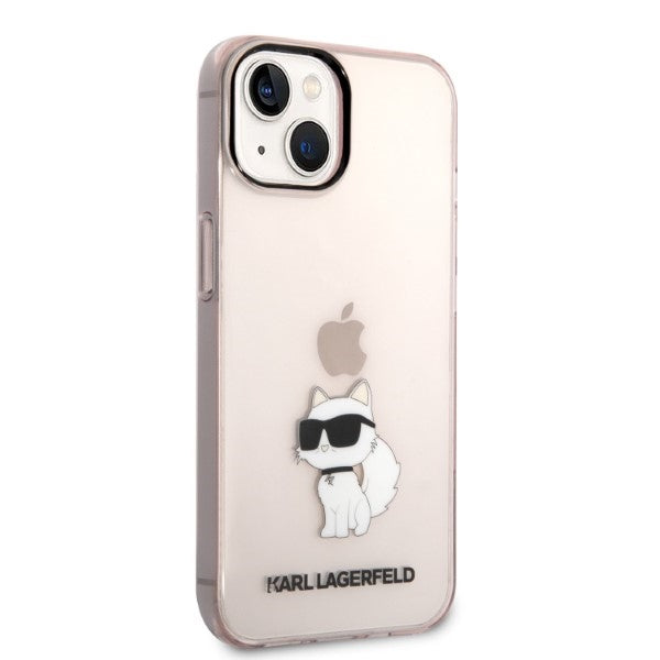 Karl Lagerfeld KLHCP14MHNCHTCP iPhone 14 Plus 6.7" pink/pink hardcase Ikonik Choupette