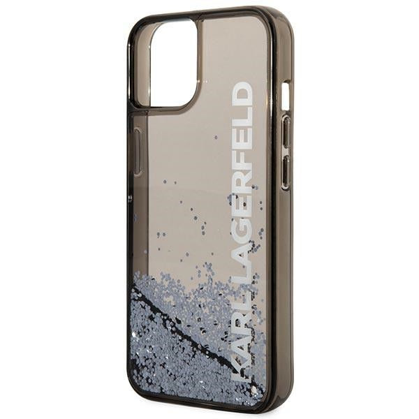 Karl Lagerfeld Liquid Glitter Elong case for iPhone 14 Plus - black