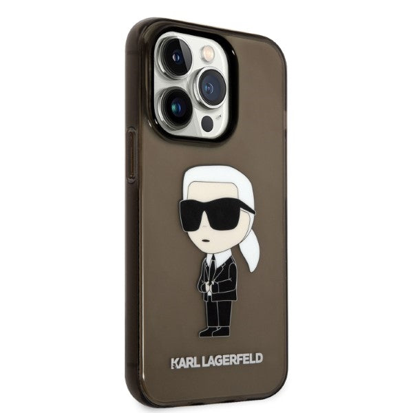 Karl Lagerfeld Ikonik Karl case for iPhone 14 Pro Max - black