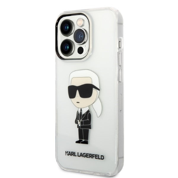 Karl Lagerfeld Ikonik Karl case for iPhone 14 Pro Max - transparent