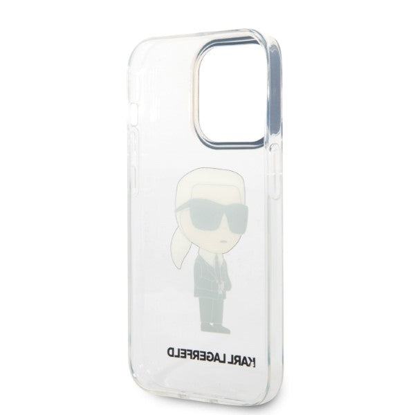 Karl Lagerfeld Ikonik Karl case for iPhone 14 Pro Max - transparent