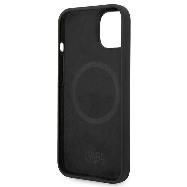Karl Lagerfeld Silicone Karl's Head MagSafe case for iPhone 14 Plus - black
