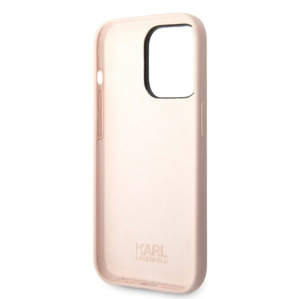 Karl Lagerfeld KLHCP14LSNCHBCP iPhone 14 Pro 6.1&quot; hardcase pink/pink Silicone Choupette