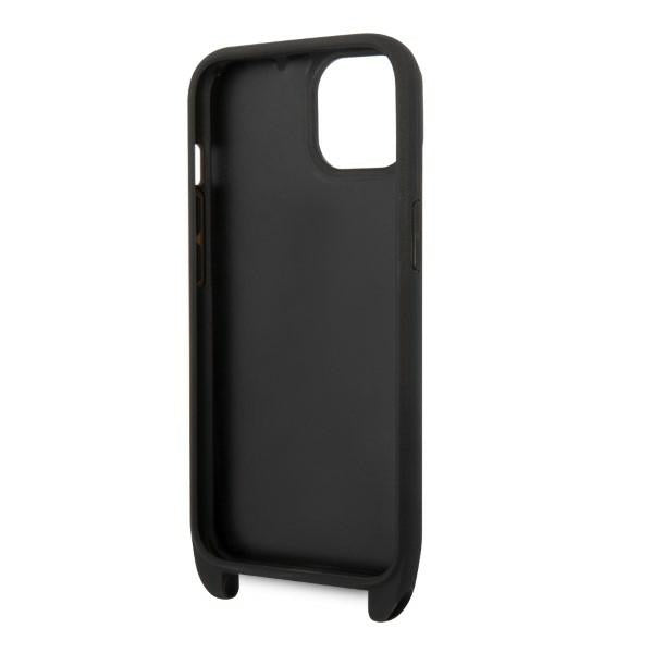 Karl Lagerfeld KLHCP14SSTKMK iPhone 14 6.1" black/black hardcase Monogram Ikonik Patch