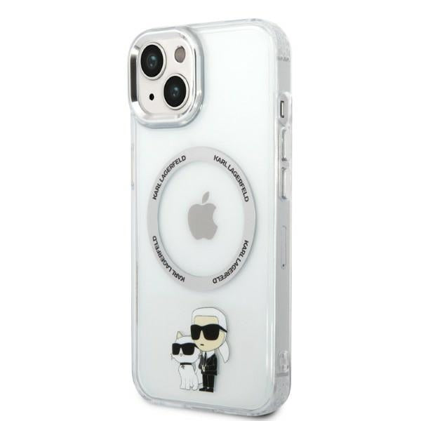 Karl Lagerfeld KLHMP14MHNKCIT iPhone 14 Plus 6.7&quot; hardcase transparent Iconic Karl&amp;Choupette Magsafe