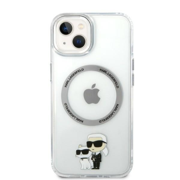 Karl Lagerfeld KLHMP14MHNKCIT iPhone 14 Plus 6.7" hardcase transparent Iconic Karl&amp;Choupette Magsafe