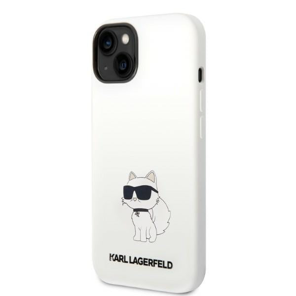 Karl Lagerfeld KLHMP14MSNCHBCH iPhone 14 Plus 6.7" hardcase white/white Silicone Choupette MagSafe
