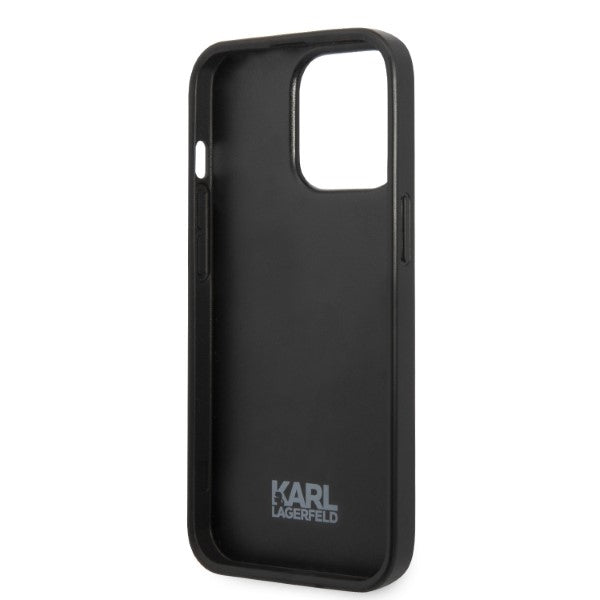 Karl Lagerfeld KLHCP13LPMNIKBL iPhone 13 Pro / 13 6.1" hardcase blue/blue Monogram Ikonik Patch