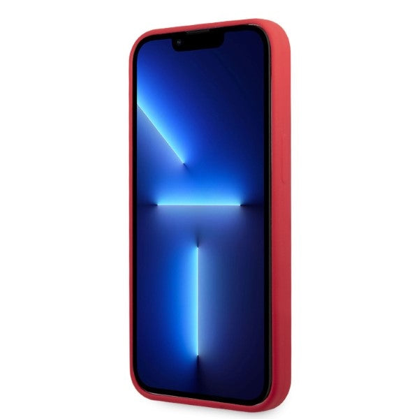 Karl Lagerfeld KLHCP13LSLMP1R iPhone 13 Pro / 13 6.1" hardcase red/red Silicone Plaque
