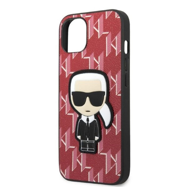 Karl Lagerfeld KLHCP13MPMNIKPI iPhone 13 6.1" hardcase red/red Monogram Ikonik Patch