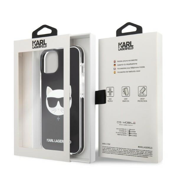 Karl Lagerfeld KLHCP13STPECK iPhone 13 mini 5.4" hardcase black/black Choupette Head