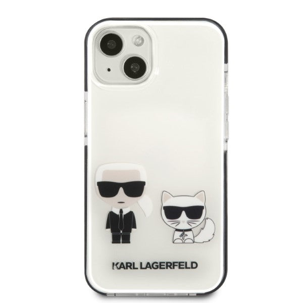 Karl Lagerfeld KLHCP13STPEKCW iPhone 13 mini 5.4" hardcase white/white Karl&amp;Choupette