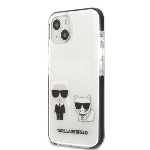 Karl Lagerfeld KLHCP13STPEKCW iPhone 13 mini 5.4" hardcase white/white Karl&Choupette