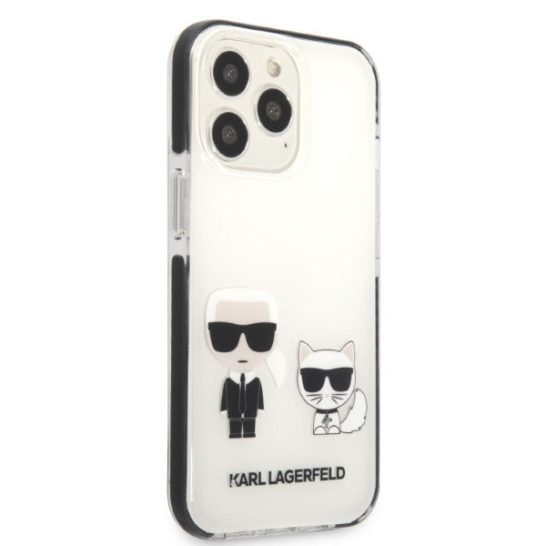 Karl Lagerfeld KLHCP13XTPEKCW iPhone 13 Pro Max 6.7" hardcase white/white Karl&Choupette