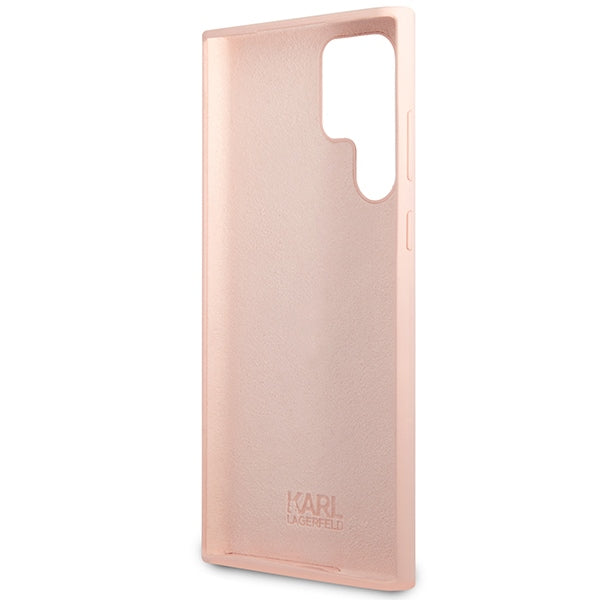 Karl Lagerfeld KLHCS23LSNIKBCP Sam S23 S918 Ultra hardcase pink/pink Silicone Ikonik