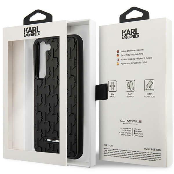 Karl Lagerfeld KLHCS23MRUPKLPK S23+ S916 hardcase black/black 3D Monogram