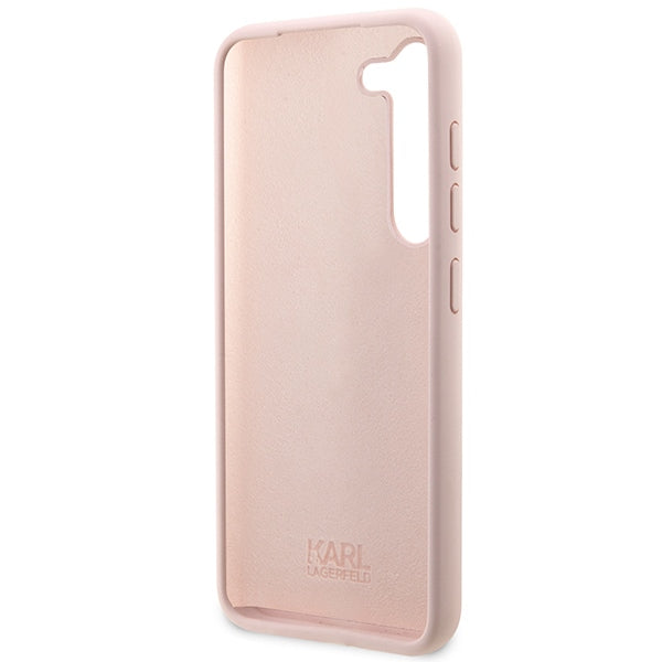 Karl Lagerfeld KLHCS23SSNIKBCP S23 S911 hardcase pink/pink Silicone Ikonik