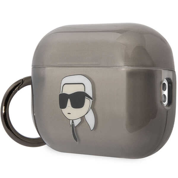 Karl Lagerfeld KKLAP2HNIKTCK Airpods Pro 2 cover black/black Ikonik Karl Lagerfeld