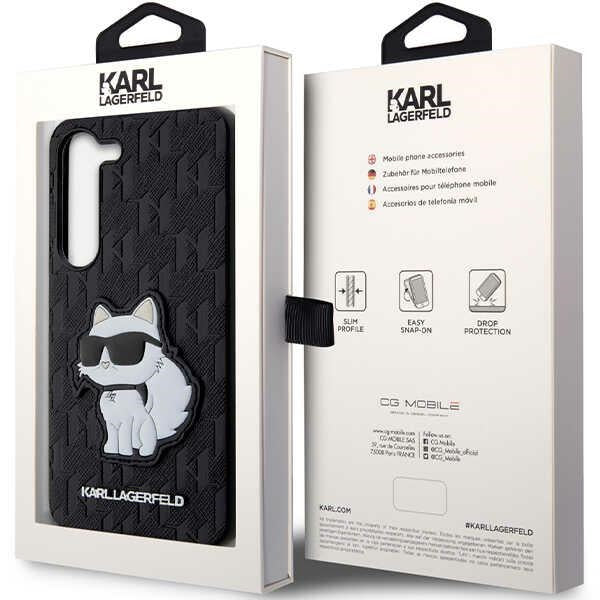 Karl Lagerfeld KLHCS23MSAKLHCPK S23+ S916 hardcase black/black Saffiano Monogram Choupette