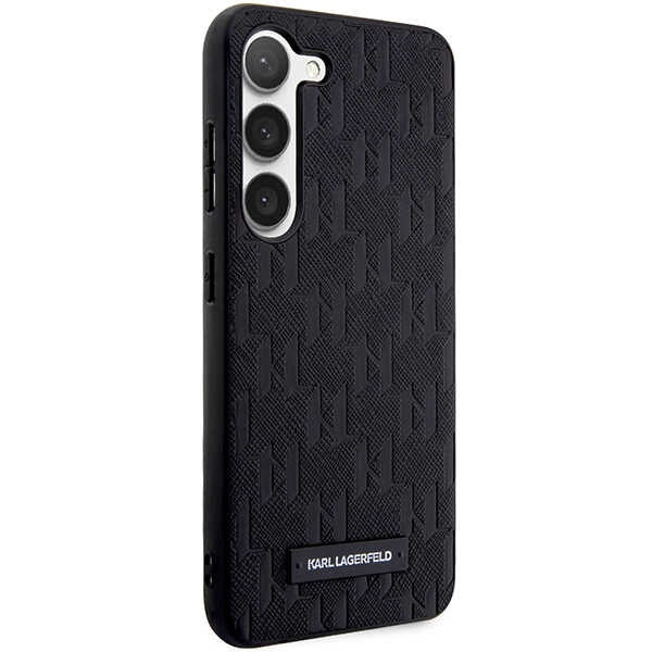 Karl Lagerfeld KLHCS23MSAKLHPK S23+ S916 hardcase black/black Saffiano Mono Metal Logo