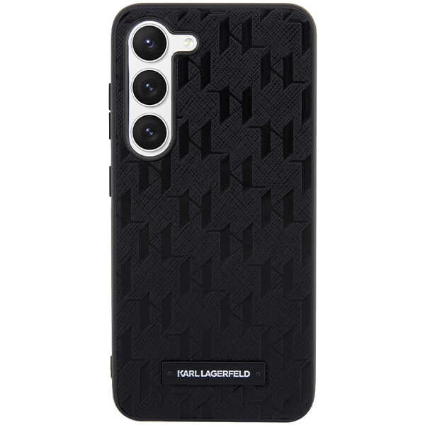 Karl Lagerfeld KLHCS23SSAKLHPK S23 S911 hardcase black/black Saffiano Mono Metal Logo