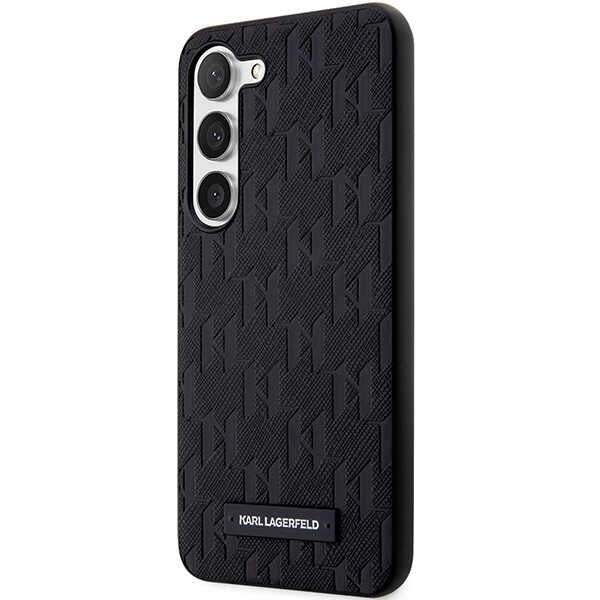 Karl Lagerfeld KLHCS23SSAKLHPK S23 S911 hardcase black/black Saffiano Mono Metal Logo