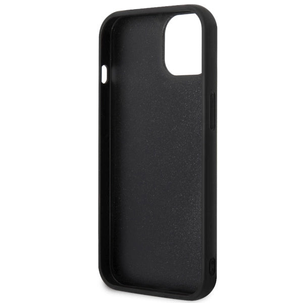 Karl Lagerfeld KLHCP14M3DRKINK iPhone 14 Plus 6.7" black/black hardcase Rubber Ikonik 3D