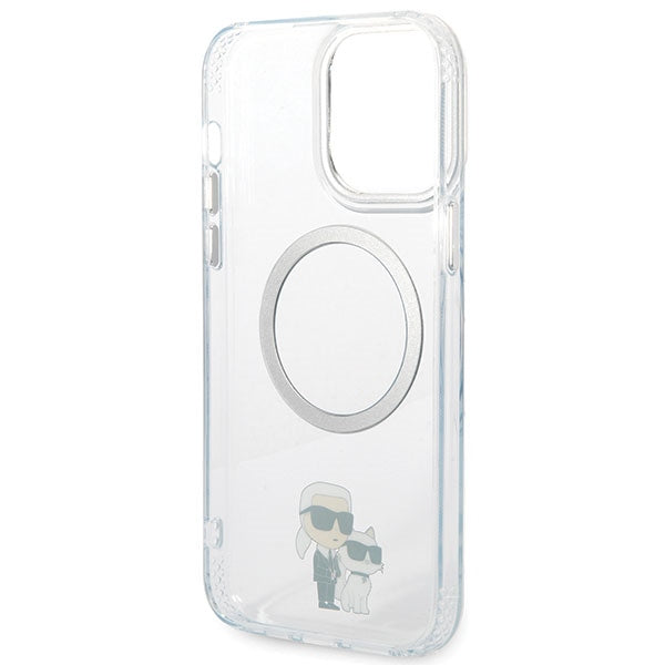 Karl Lagerfeld KKLHMP13XHNKCIT iPhone 13 Pro Max 6.7" hardcase transparent Iconic Karl&amp;Choupette Magsafe