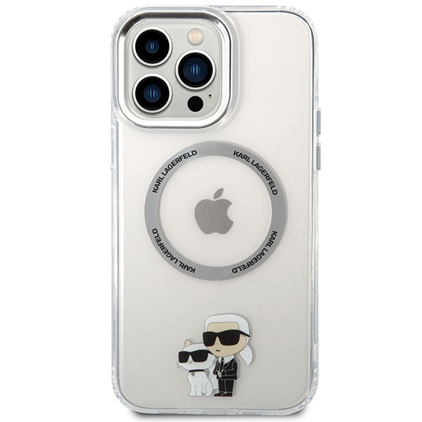 Karl Lagerfeld KKLHMP13XHNKCIT iPhone 13 Pro Max 6.7" hardcase transparent Iconic Karl&amp;Choupette Magsafe