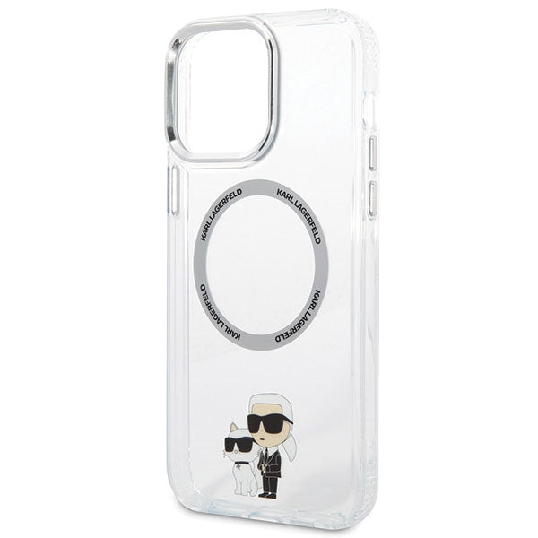 Karl Lagerfeld KKLHMP13XHNKCIT iPhone 13 Pro Max 6.7" hardcase transparent Iconic Karl&amp;Choupette Magsafe
