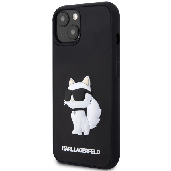 Karl Lagerfeld KLHCP14M3DRKHNK iPhone 14 Plus 6.7" black/black hardcase Rubber Choupette 3D