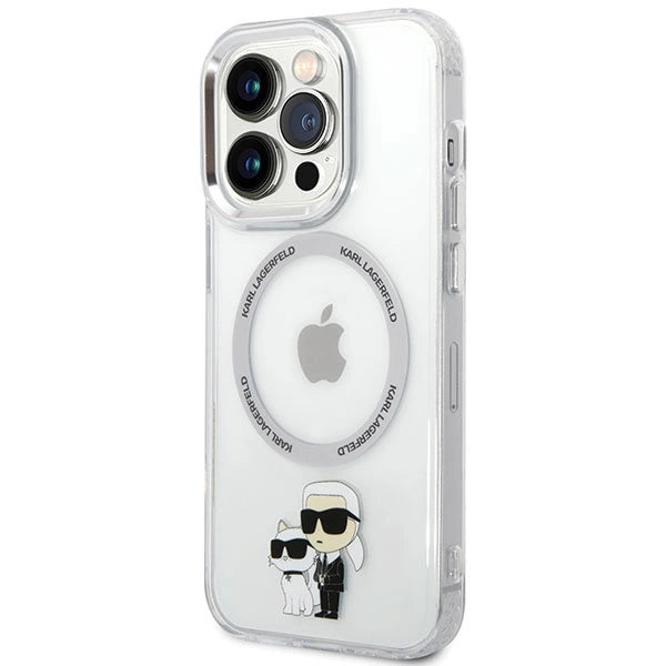 Karl Lagerfeld KLHMP13LHNKCIT iPhone 13 Pro 6.1" hardcase transparent Iconic Karl&Choupette Magsafe
