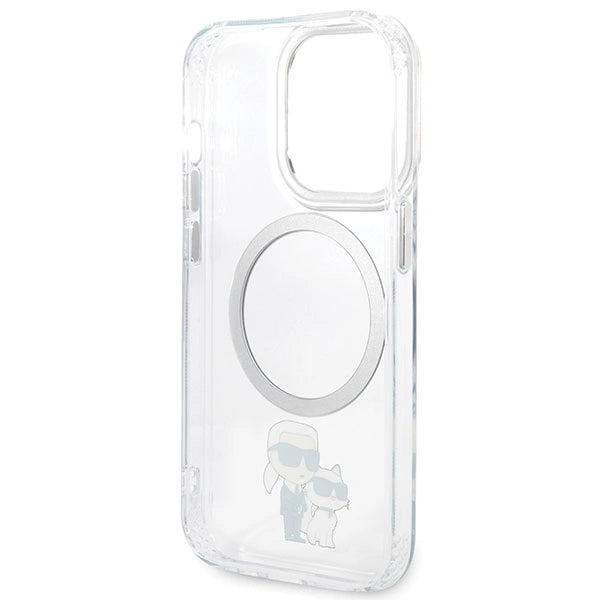 Karl Lagerfeld KLHMP13LHNKCIT iPhone 13 Pro 6.1" hardcase transparent Iconic Karl&Choupette Magsafe