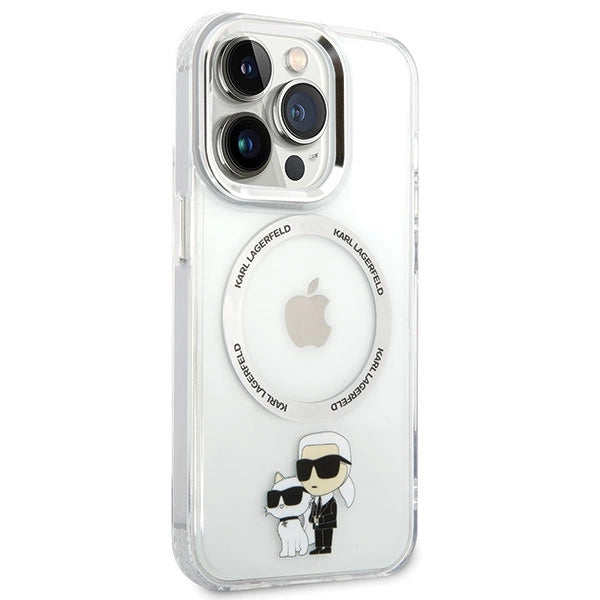 Karl Lagerfeld KLHMP13LHNKCIT iPhone 13 Pro 6.1" hardcase transparent Iconic Karl&Choupette Magsafe