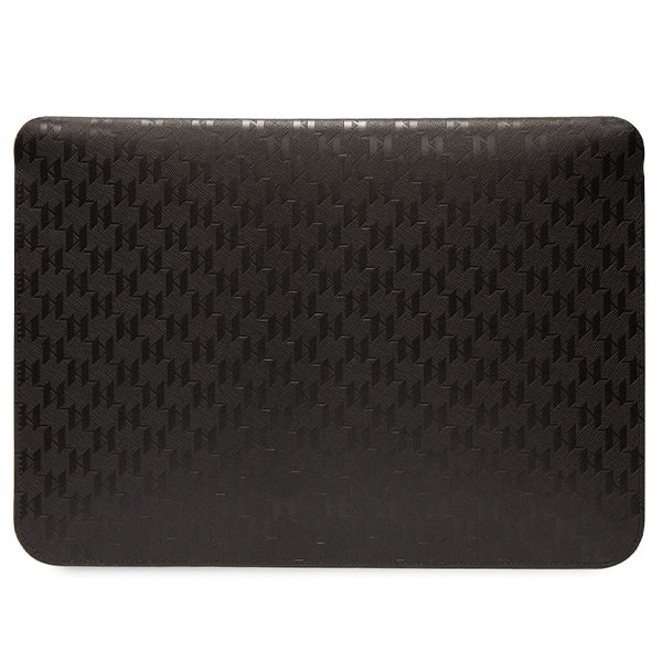 Karl Lagerfeld Saffiano Monogram Choupette case for a 14" laptop - black