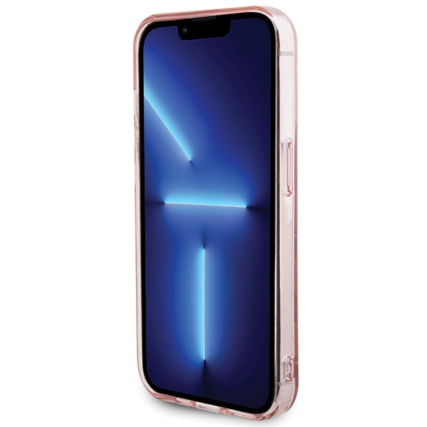 Karl Lagerfeld Monogram Choupette case for iPhone 15 Pro Max - pink