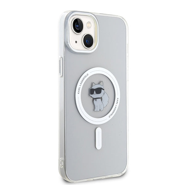 Karl Lagerfeld IML Choupette MagSafe case for iPhone 15 Plus - transparent