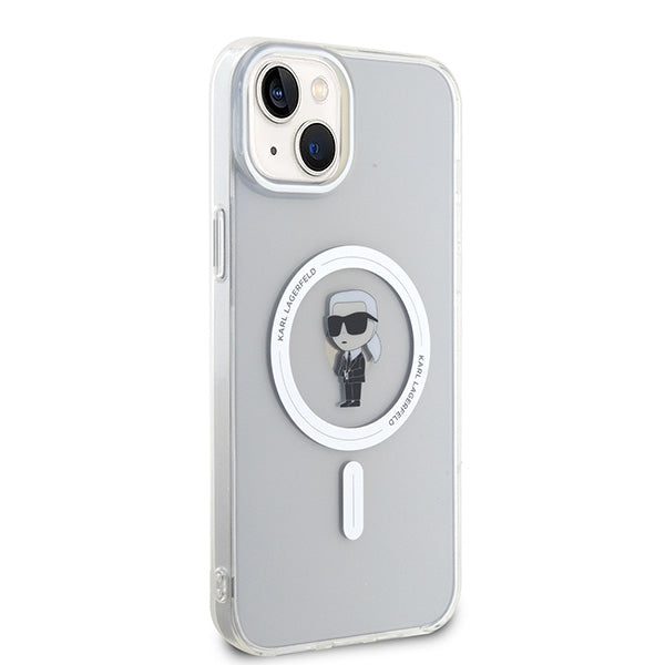 Karl Lagerfeld IML Ikonik MagSafe case for iPhone 15 Plus - transparent