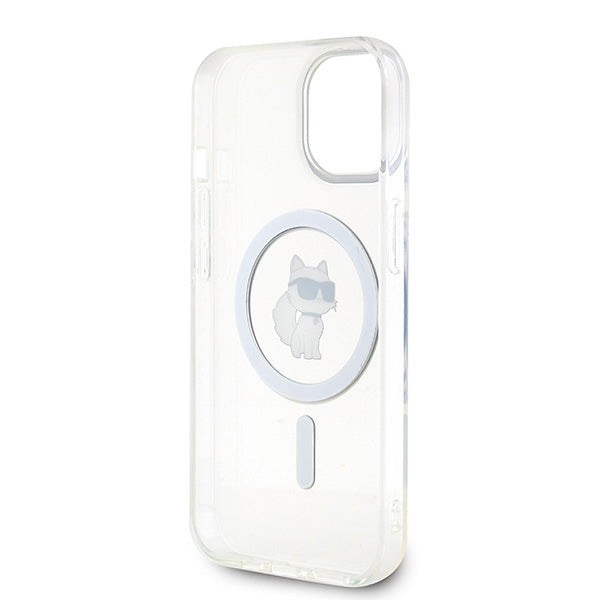 Karl Lagerfeld IML Choupette MagSafe case for iPhone 15 - transparent